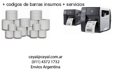   codigos de barras insumos   servicios