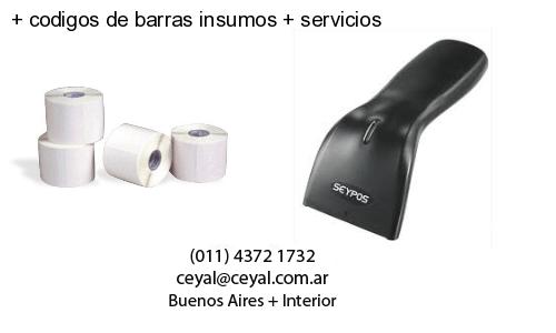   codigos de barras insumos   servicios