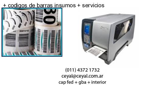   codigos de barras insumos   servicios