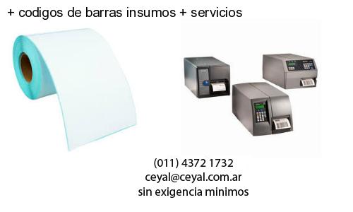   codigos de barras insumos   servicios