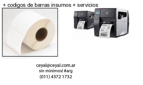   codigos de barras insumos   servicios