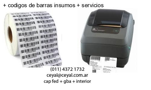   codigos de barras insumos   servicios