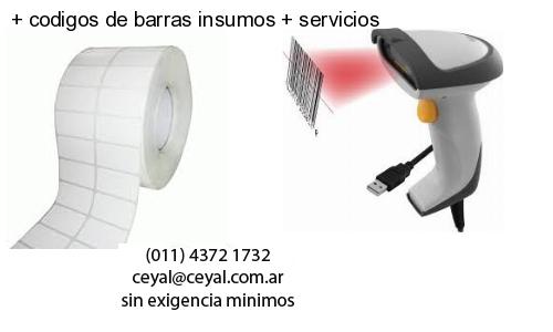  codigos de barras insumos   servicios