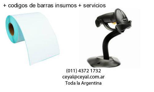   codigos de barras insumos   servicios