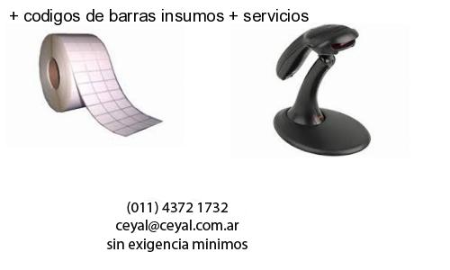   codigos de barras insumos   servicios