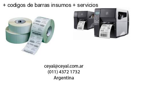codigos de barras insumos servicios