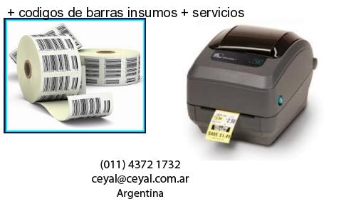 codigos de barras insumos servicios