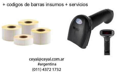   codigos de barras insumos   servicios