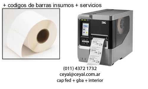 codigos de barras insumos servicios
