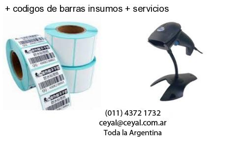   codigos de barras insumos   servicios