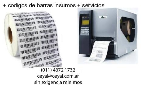   codigos de barras insumos   servicios
