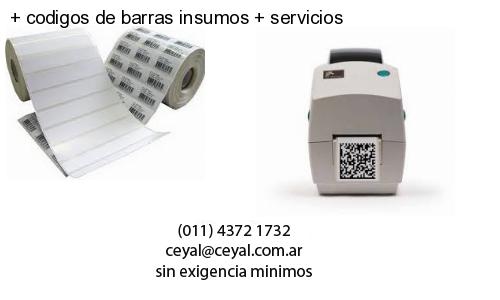   codigos de barras insumos   servicios