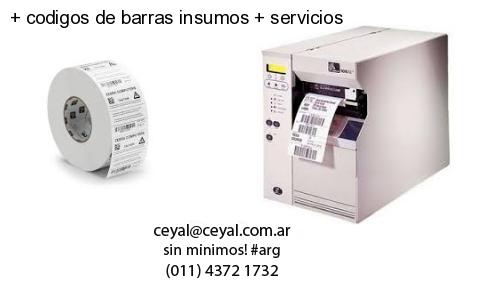   codigos de barras insumos   servicios