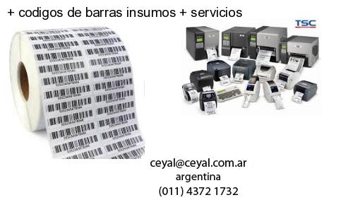 codigos de barras insumos servicios