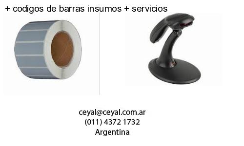   codigos de barras insumos   servicios