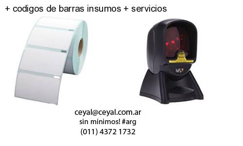   codigos de barras insumos   servicios