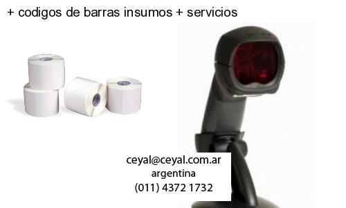 codigos de barras insumos servicios