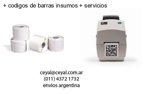   codigos de barras insumos   servicios