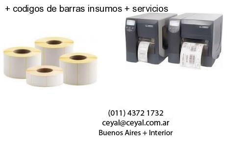   codigos de barras insumos   servicios