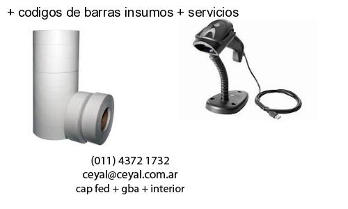   codigos de barras insumos   servicios