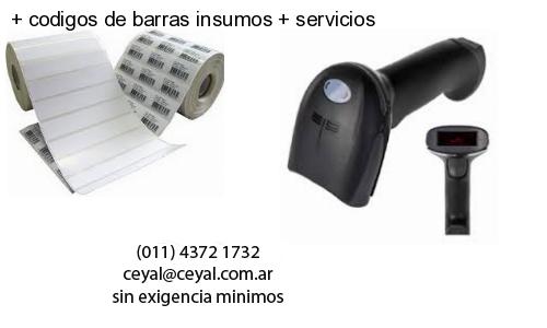   codigos de barras insumos   servicios