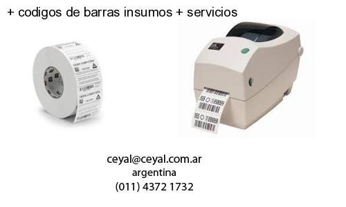 codigos de barras insumos servicios