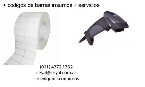   codigos de barras insumos   servicios