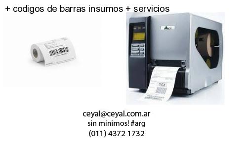   codigos de barras insumos   servicios