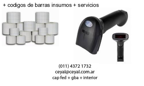   codigos de barras insumos   servicios