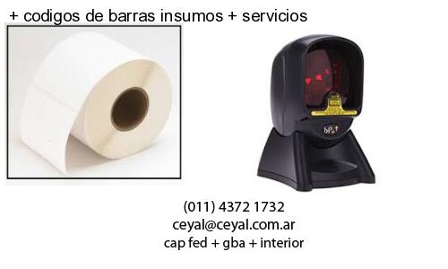   codigos de barras insumos   servicios