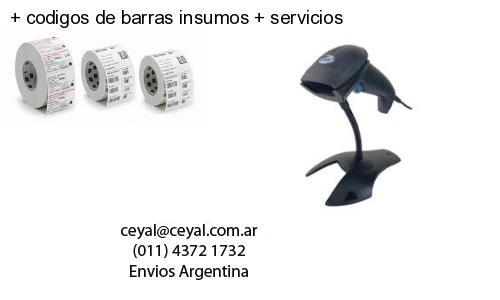 codigos de barras insumos servicios