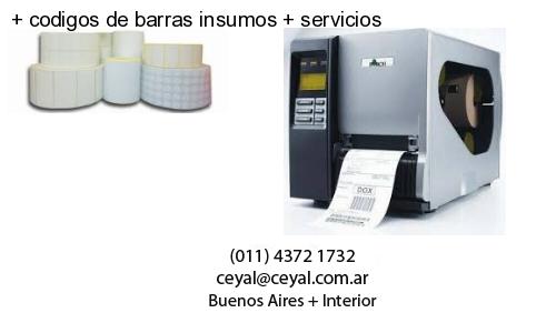   codigos de barras insumos   servicios