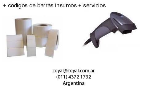 codigos de barras insumos servicios