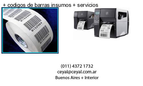 codigos de barras insumos servicios