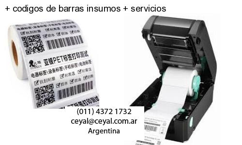   codigos de barras insumos   servicios