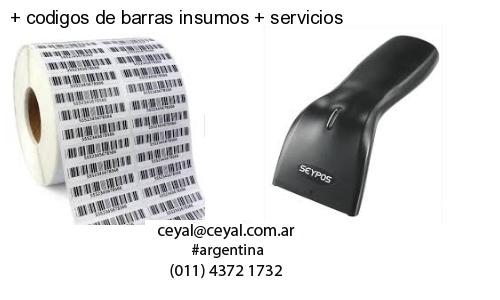   codigos de barras insumos   servicios