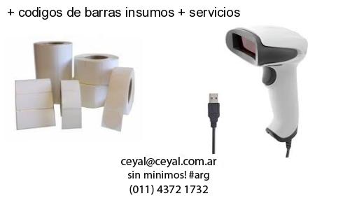   codigos de barras insumos   servicios