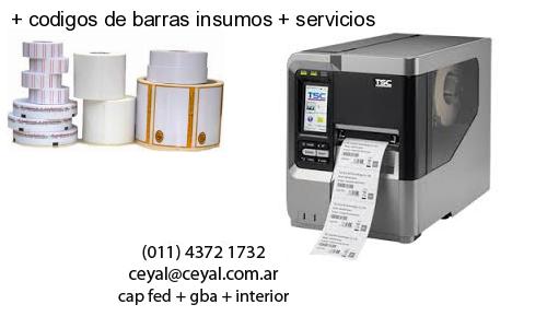   codigos de barras insumos   servicios