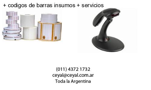   codigos de barras insumos   servicios