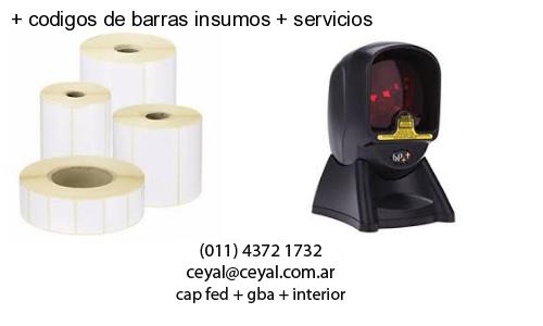   codigos de barras insumos   servicios