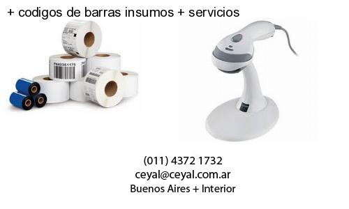codigos de barras insumos servicios