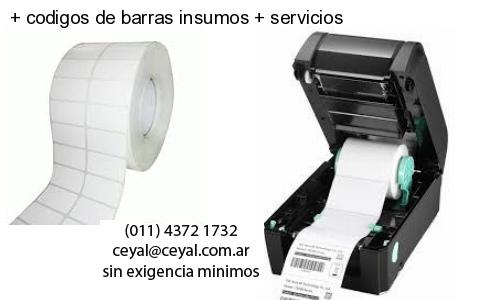   codigos de barras insumos   servicios