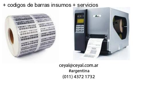 codigos de barras insumos servicios