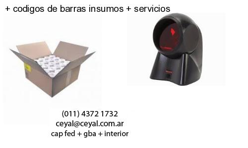   codigos de barras insumos   servicios