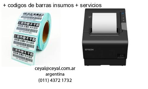   codigos de barras insumos   servicios