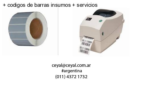 codigos de barras insumos servicios