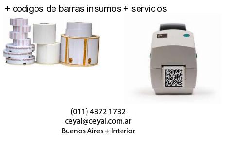 codigos de barras insumos servicios
