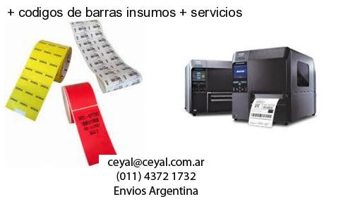 codigos de barras insumos servicios