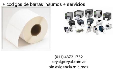   codigos de barras insumos   servicios