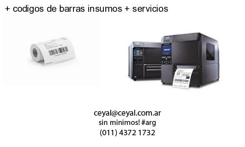   codigos de barras insumos   servicios